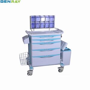 Wholesale ABS Anesthesia Trolley 780 X 475 X 920mm Plastic Steel Columns from china suppliers
