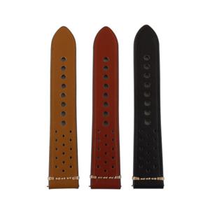 Wholesale Watchband Genuine Leather Watch Straps Black Brown Wear-resistant Swearproof 18mm 20mm 22mm 24mm Watch Accessories High from china suppliers