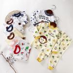 Children's Pajama Set Children's Cotton Baby Long Sleeved Trousers Baby Pajamas