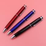 Metal Thick Barrel Ballpoint Pen Customized Logo 1.0mm Twist Type Business Ball