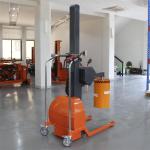 500kg 16m Semi-Electric Pneumatic Roll Turner Stacker With Electric Lifting And