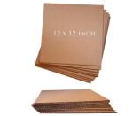 Virgin Wood Pulp Corrugated Cardboard Sheet High Performance Brown Color