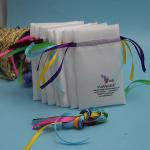 Custom Satin Drawstring Bags , Drawstring Silk Jewelry Pouches For Hair Packing