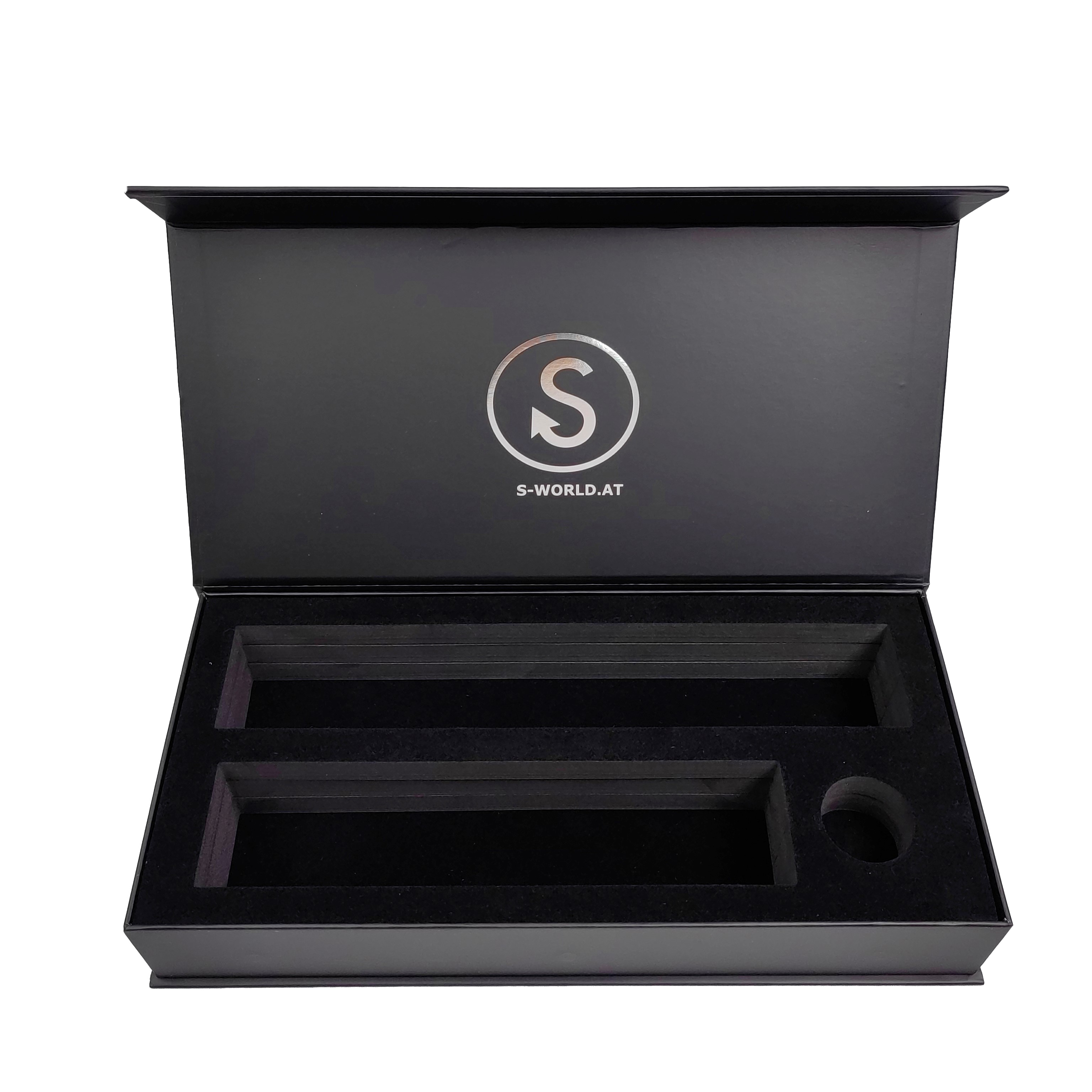 Custom Logo Magnetic Box Book Shape Package Box for Watch Wallet Packing Custom Order
