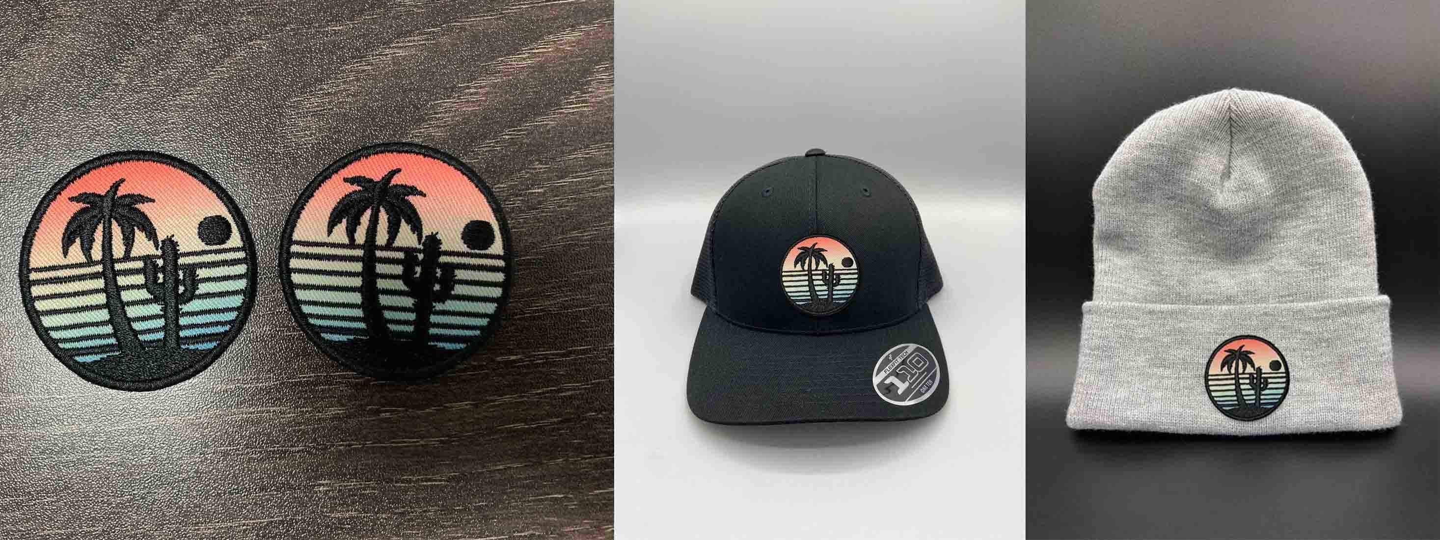 Anime Character 3D Puff Patches Printing Merrowed Embroidery Polyester Material