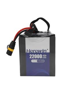 Wholesale Soft Pack UAV Drone Battery 53.2V Herewin 14S 22000MAH AI Aircraft Drone LFP LIPO Agricultural Battery from china suppliers