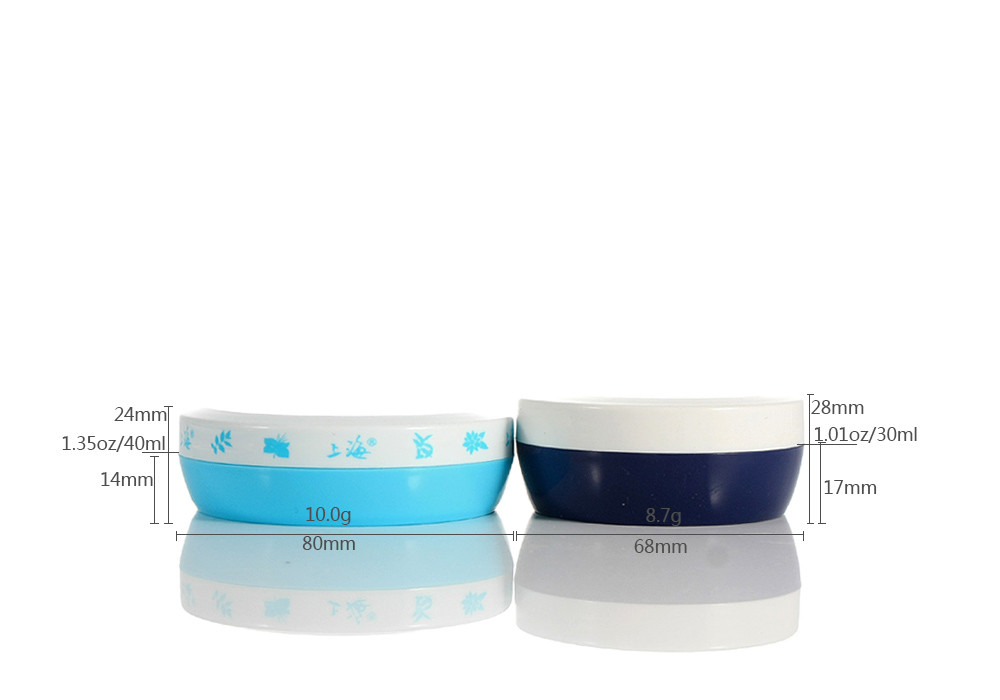 Flat Hair Wax 30ml 40ml Plastic Cream Bottle With Hot Stamping Logo