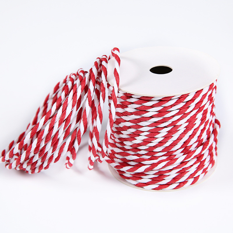 Biodegradable Craft Paper Rope Medium Strength Christmas Twisted Paper Rope 100m