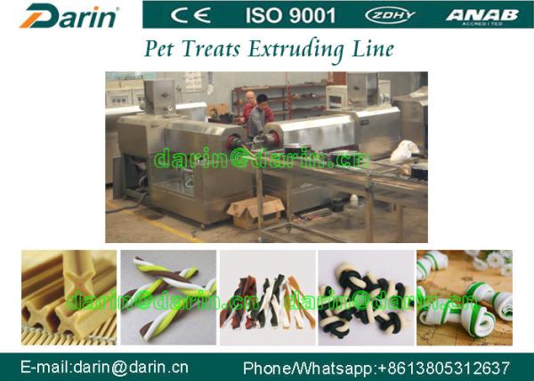 Small Bone Dog Treats Snacks Extruding Line Twist Dental Care Treats Making
