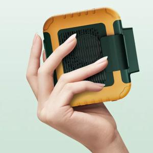 Wholesale Push Button Portable Waist Fan Personal Belt Fan 3 Speed Adjustable from china suppliers