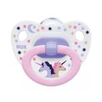 55mm X 38mm Pacifier While Sleeping Newborn , 4 Holes Natural Baby Dummy