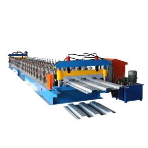 Wholesale 3T Metal Deck Roll Forming Machine For Color Steel Sheet 12m/min from china suppliers