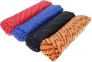 Wholesale Diamond Braid Polypropylene Rope 3/8 Inch 50 Feet Universal Weather Resistant Poly Rope from china suppliers