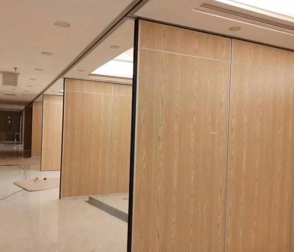 Conference Room Movable Partition Walls , 65 mm Sliding Door Roller Soundproof