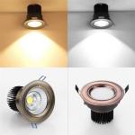 8w Fireproof Round Shape Ceiling Light Aluminum Waterproof Powder Coating