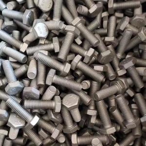 Wholesale DIN 933 Full Thread Hex Head Bolt Fasteners Dacromet Coating For Farming Silos from china suppliers