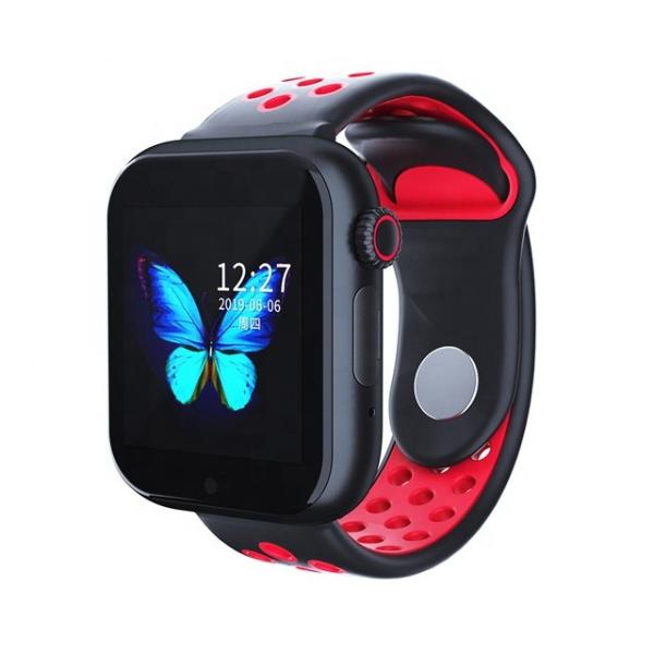 Camera / Answer Call Smart Watch With Sim Slot Fitness Tracker Black / White