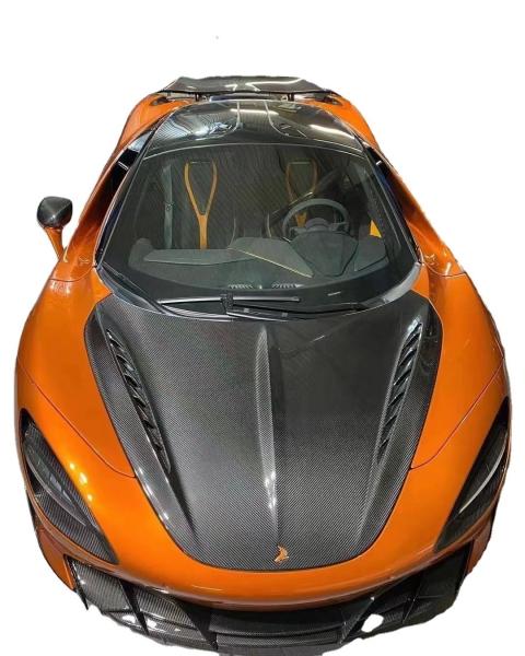 For McLaren 720S Carbon Fiber Hood 720S Upgraded Top-style Carbon Fiber Hood