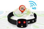 35g Black Smart Dog Collar Gps Tracker Low Battery Alarm