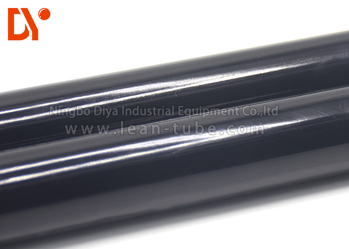 PE Surface Plastic Coated Steel Tube Recycling Red Color 4 Meter Length