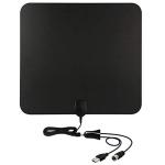 Indoor 25 50 miles with amplifier outdoor omni 100miles car amplified outdoors
