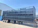 Triangle / Double Star / Double Money 3 Axle Fence Truck Trailers for Livestock