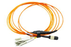 Wholesale OM2 8F MPO MTP Cable Male To LC Breakout 2.0mm Fiber Optic Patch Cord from china suppliers