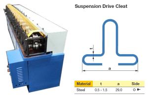 Wholesale Roll Forming Suspension Drive Cleat Machine 1.5mm Raw Material Thickness from china suppliers