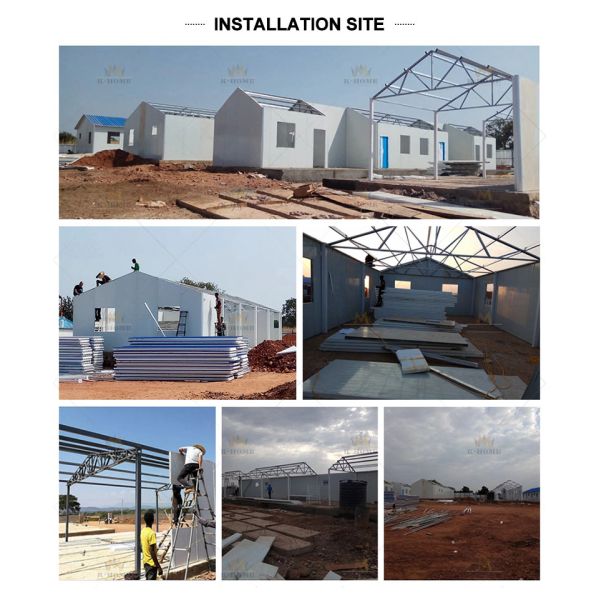 Prefabricated modern Steel Building Camp House