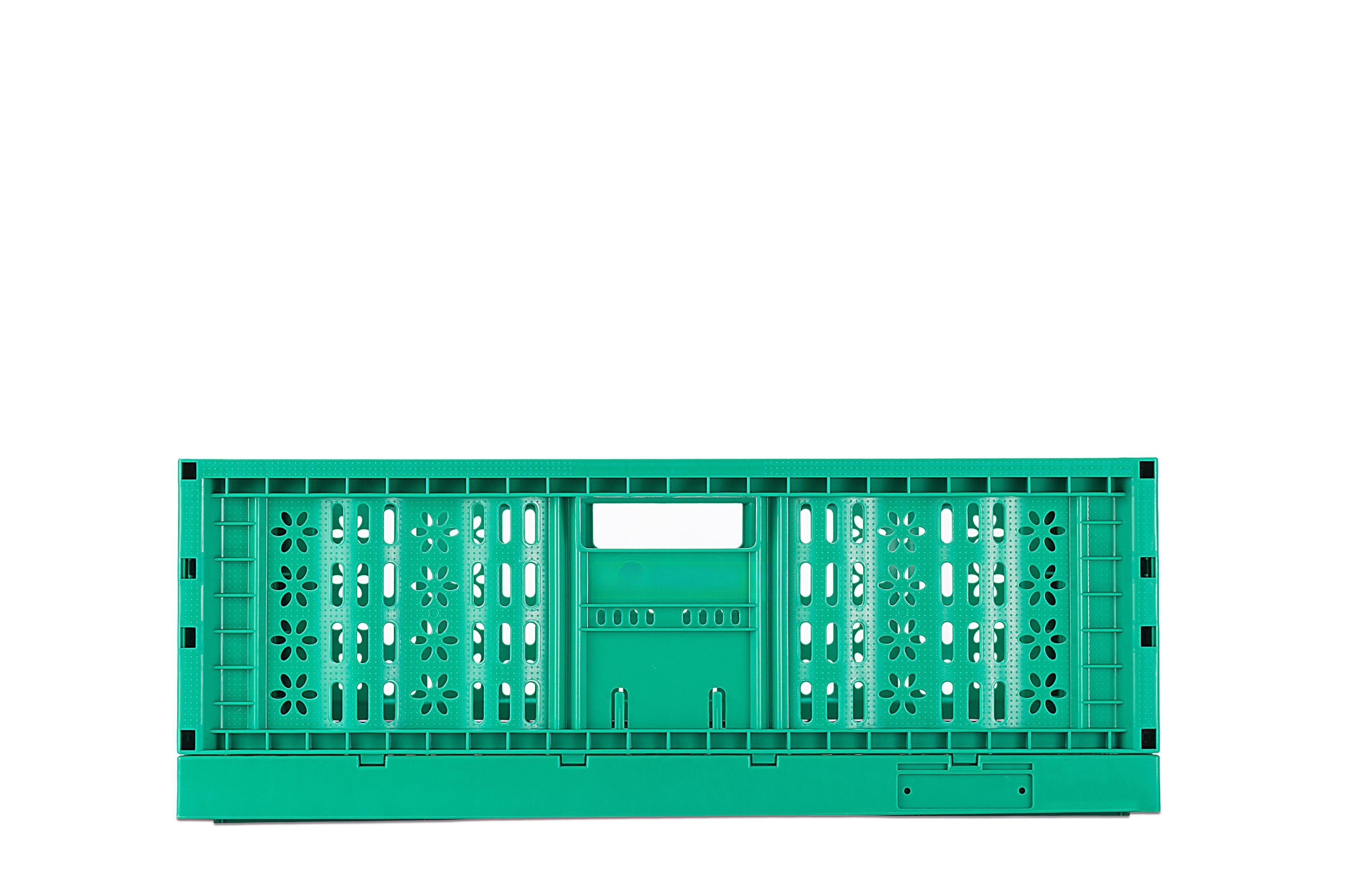 Collapsible Vegetable Storage Plastic Basket in Customized Color and Stackable Design