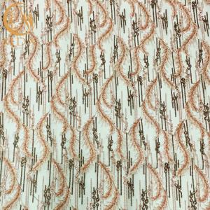 Wholesale Pink 3D Beaded Handmade Lace Fabric For Haute Couture Dress from china suppliers