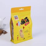 Kraft Paper Tea Coffee Food Packaging Bags Heat Seal With Clear Window