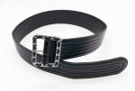 Chain Buckle Women'S Fashion Leather Belts 5.5cm Width 95 - 125cm Length