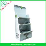 China Manufacturer Paper material shelf cardboard floor standing display units