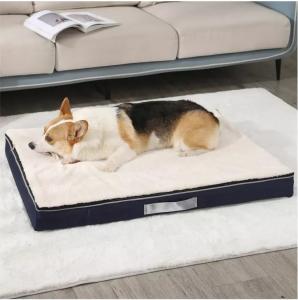Wholesale Modern Pet Camp Jumbo Bed Orthopedic Memory Foam Washable Removable Cover For Large Small Pet from china suppliers
