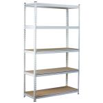 700*300*1500 Heavy Duty Metal Rack Shelving Adjustable Industrial White Boltless