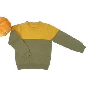Wholesale custom logo OEM ODM wholesale fashion organic kids boys' letter jacquard knitwear top children pullover baby knit sweater from china suppliers