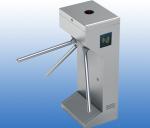 Security Channel Stainless Steel Vertical Semi-automatic Type Tripod Turnstile