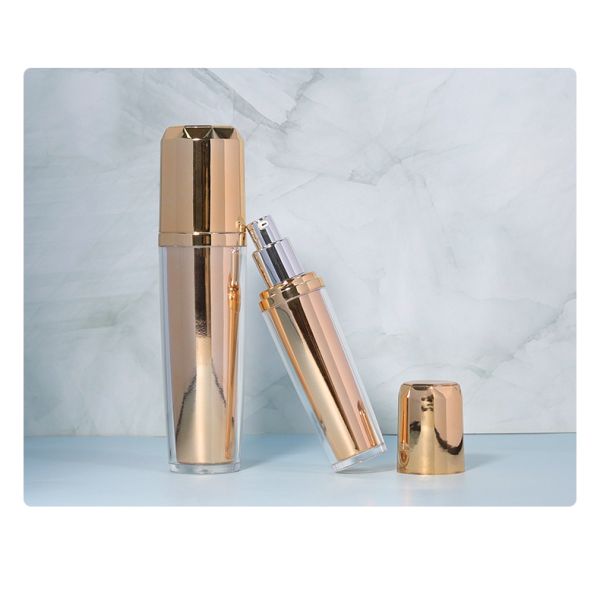Acrylic Plastic Bottle 40ml / 100ml Lotion Bottles Empty For Luxury Skincare Cosmetic Packaging