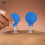 4 Pcs A Set Silicone Cupping Therapy Set,Eye Face Vacuum Massage Cup Kit Anti
