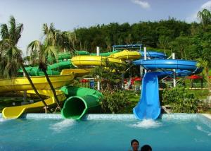 Wholesale 2000sq.M Rainbow Outdoor Spiral Tube Water Slide from china suppliers