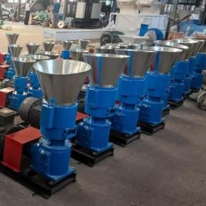 Wholesale Poultry Feed Diesel Pellet Mill Flat Die Electric Pellet Machine from china suppliers