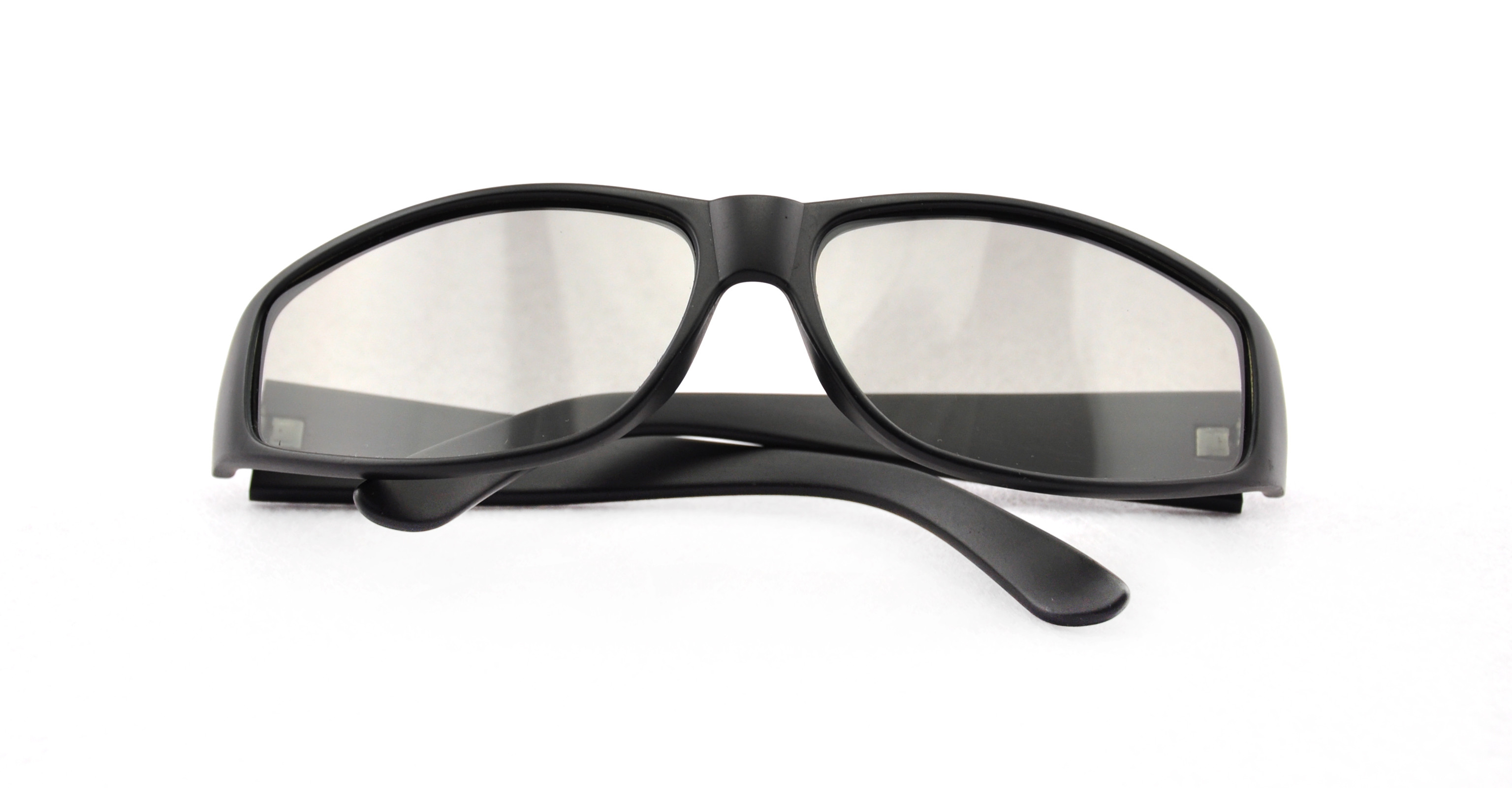 Plastic Frame Circular Polarized 3D PC Glasses For Games , Gift