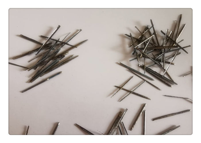 Crescent Melt Extracted Stainless Steel Fiber Heat Resistance For Refractory Bricks