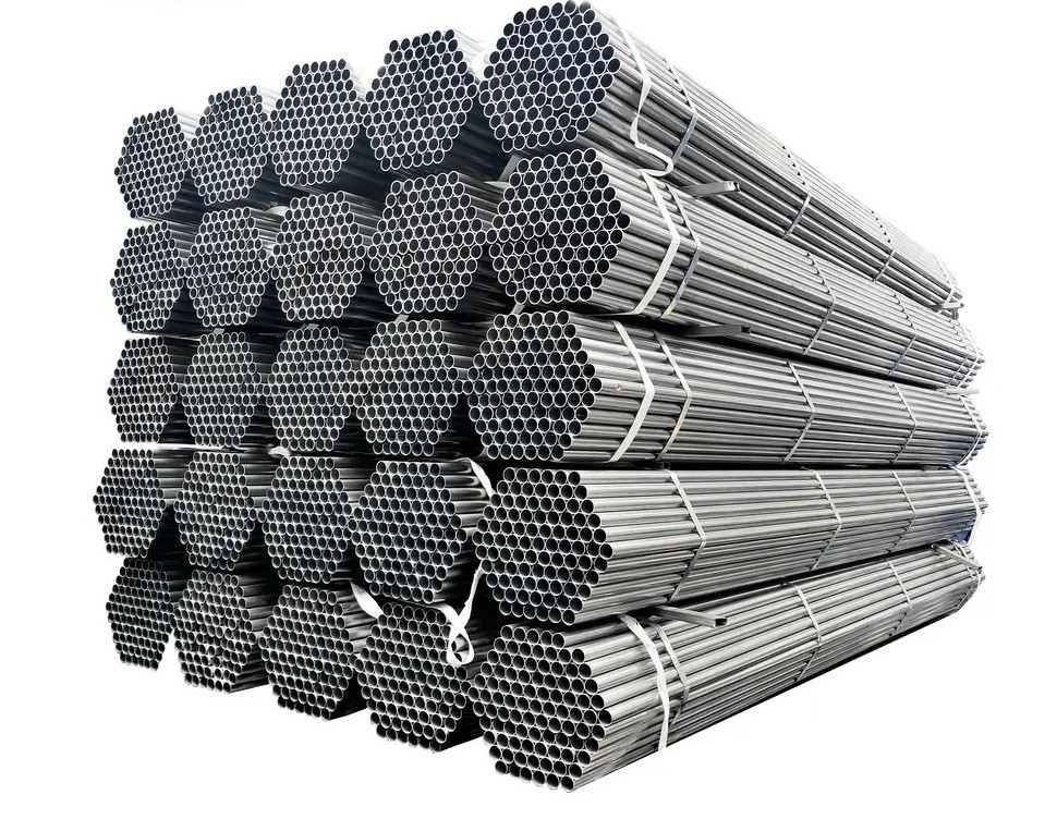 ERW Round Galvanized Steel Pipe 27mm EMT 2 Inch Welding Coated