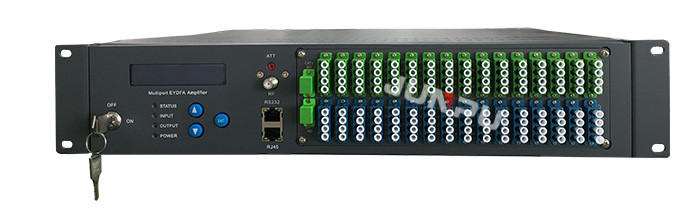 32 Outputs 1550 FTTH Gpon EDFA WDM Optical Amplifier 20dBm -10 ~ +10dbm