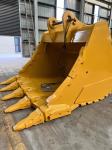 Reinforced Heavy Duty Excavator Rock Bucket 25T High Strength Board For Minning