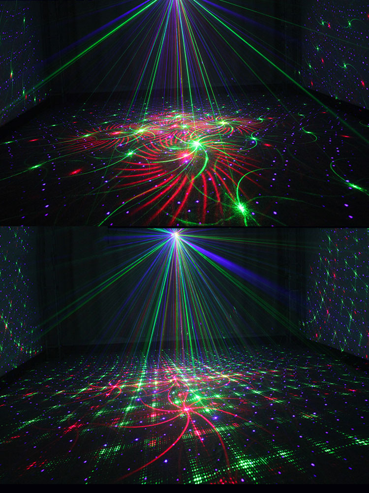 Dancing Red Green Laser Party Light Music Wireless Bluetooth Speaker