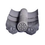 Eaves Japanese Ceramic Roof Tiles Traditional Clay Tiles Temple Garden