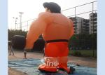 Custom made anytime fitness giant inflatable muscle man for gym outdoor